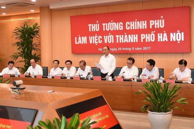 Thủ tướng: Cái gì Hà Nội làm được, làm tốt thì để Hà Nội làm