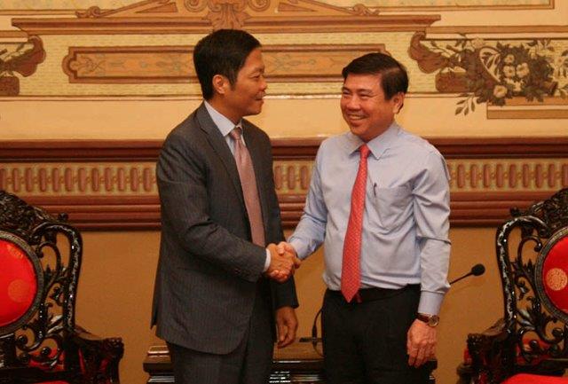 Bộ trưởng Trần Tuấn Anh gặp mặt và chúc Tết lãnh đạo UBND TP. Hồ Chí Minh