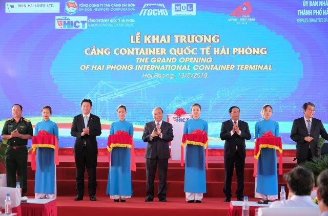 Thủ tướng dự khai trương Cảng container quốc tế Hải Phòng