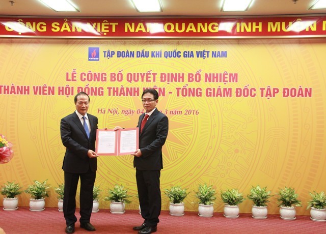 Tập đoàn Dầu khí Việt Nam bổ nhiệm Tổng Giám Đốc mới