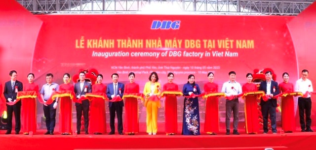 Khánh thành nhà máy sản xuất thiết bị điện tử DBG Thái Nguyên
