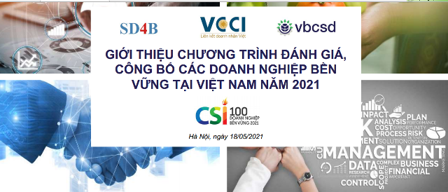 Phát động Chương trình đánh giá, công bố “Doanh nghiệp bền vững” tại Việt nam 2021