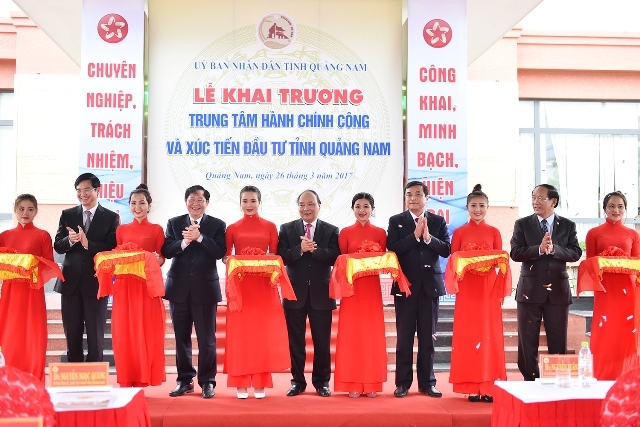 Khai trương Trung tâm Hành chính công và Xúc tiến đầu tư tỉnh Quảng Nam