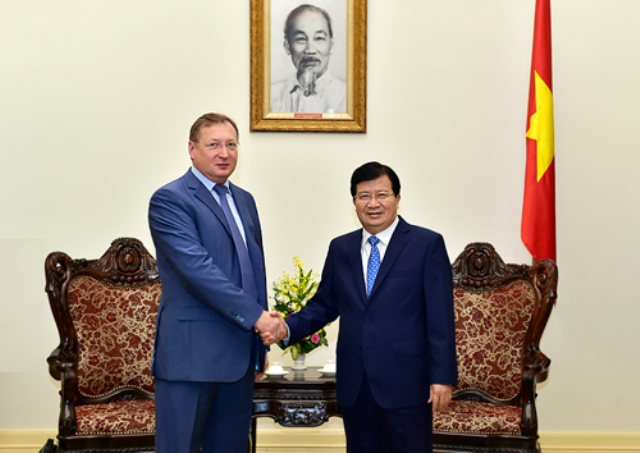 Tạo mọi điều kiện thuận lợi để phát triển hợp tác dầu khí Việt – Nga