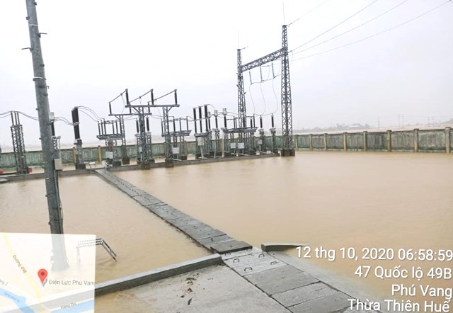 Ảnh hưởng mưa lũ tại miền Trung đến cung cấp điện và vận hành 