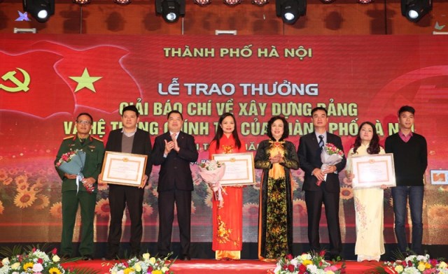 Ngày 4-10 sẽ tổ chức trao thưởng hai giải báo chí lớn của Thành ủy Hà Nội