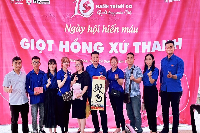 Tuổi trẻ PC Thanh Hóa hưởng ứng chương trình “Hành trình đỏ - Kết nối dòng máu Việt” năm 2022
