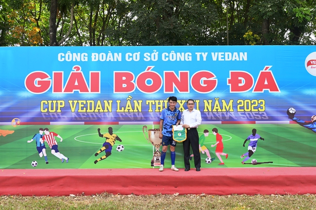 Giải bóng đá “Cúp Vedan” 2023 - Sân chơi nâng cao sức khỏe, thắt chặt tình đoàn kết