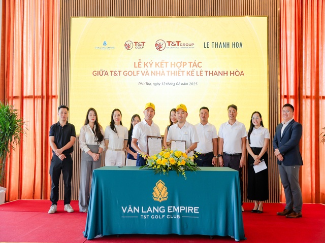 Lê Thanh Hòa đưa biểu tượng văn hóa Văn Lang vào thiết kế đồng phục riêng cho Văn Lang Empire T&T Golf Club