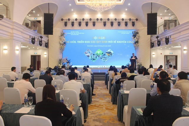 Cục Đổi mới sáng tạo, Chuyển đổi xanh và Khuyến công tổ chức Hội nghị phổ biến, triển khai quy định mới về khuyến công