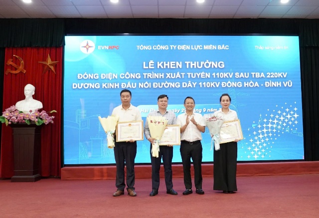 Công ty Điện lực Hải Phòng: Đóng điện dự án xuất tuyến 110kV sau TBA 220kV Dương Kinh