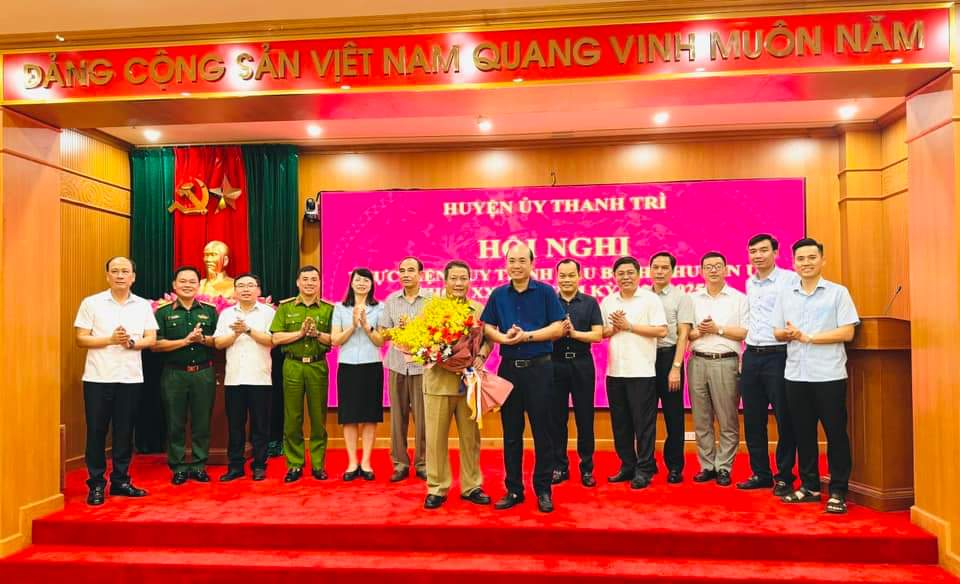 Huyện Thanh Trì có Bí thư Huyện ủy mới