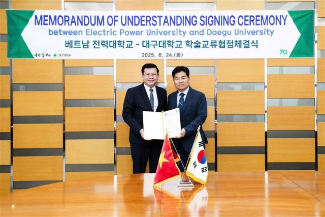 Trường Đại học Điện lực mở rộng hợp tác nghiên cứu và đào tạo với các trường đại học của Hàn Quốc