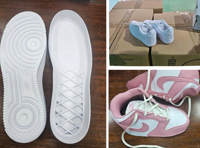 Phát hiện nhà máy sản xuất số lượng lớn giày giả mạo nhãn hiệu NIKE xuất khẩu vào Hoa Kỳ tại thành phố Hồ Chí Minh