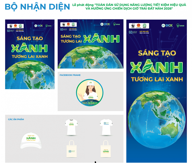 Bộ Công Thương đề nghị phối hợp tuyên truyền sử dụng năng lượng tiết kiệm, hiệu quả hưởng ứng Giờ Trái đất 2026