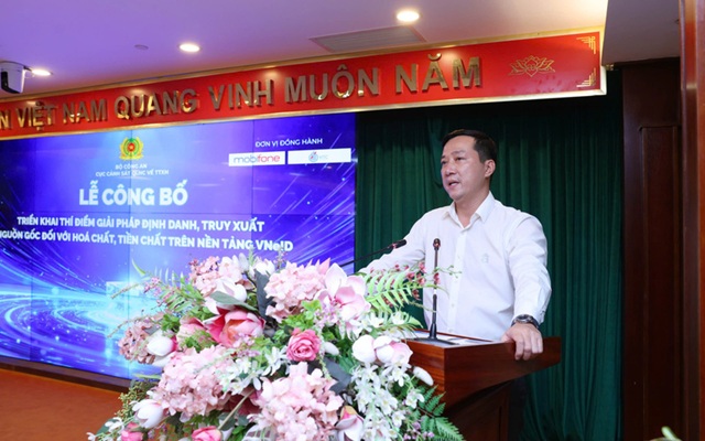 Triển khai thí điểm giải pháp định danh, truy xuất nguồn gốc hoá chất, tiền chất trên nền tảng VNeID