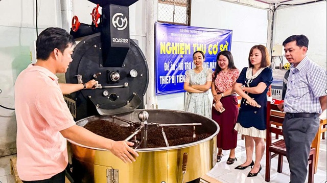 Khuyến công Vĩnh Long nghiệm thu đề án hỗ trợ ứng dụng máy móc, thiết bị tiên tiến vào sản xuất 