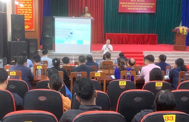 Tập huấn AI và TMĐT cho các cơ sở công nghiệp nông thôn Hải Phòng