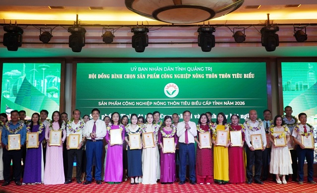 Quảng Trị: Tôn vinh sản phẩm công nghiệp nông thôn tiêu biểu năm 2026