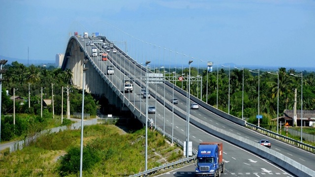 Cao tốc Thành phố Hồ Chí Minh-Long Thành-Dầu Giây đoạn kết nối Thành phố Hồ Chí Minh và tỉnh Đồng Nai. (Ảnh: QUÝ HIỀN)