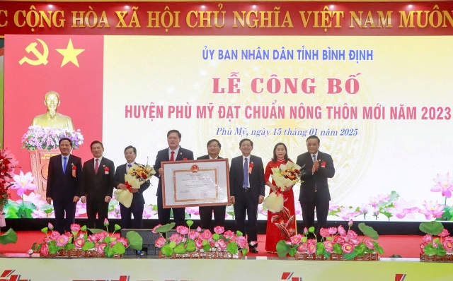 Huyện Phù Mỹ - tỉnh Bình Định: Chuẩn Nông thôn mới – Động lực mới để tiếp tục vươn tầm 