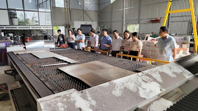 Nghiệm thu các nội dung hỗ trợ ứng dụng máy móc tiên tiến trong ngành cơ khí tại Ninh Bình