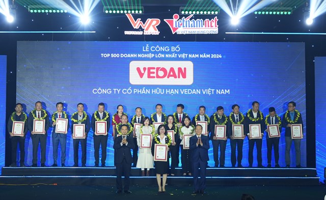 Vedan Việt Nam 12 năm vững bước vào “Top 500 Doanh nghiệp lớn nhất Việt Nam”