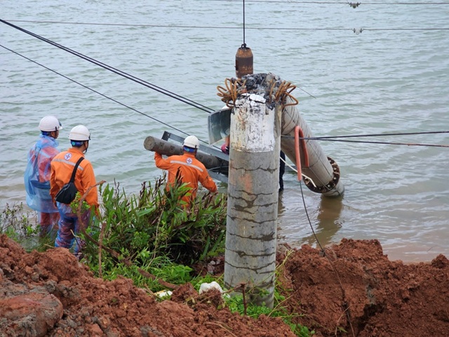 An toàn điện trong mùa mưa bão