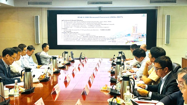 BSR và SDIC Biotech thúc đẩy hợp tác về ethanol và nhiên liệu sinh học