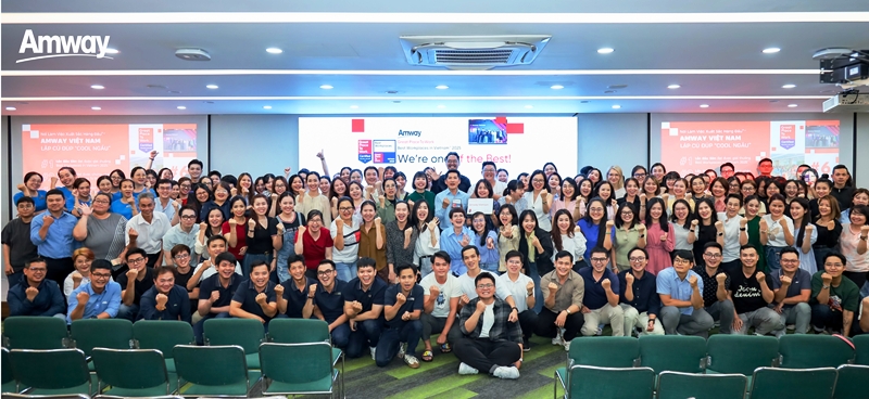Amway Việt Nam đứng Top 9 nơi làm việc xuất sắc hàng đầu châu Á