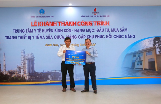 BSR khánh thành khu phục hồi chức năng Trung tâm Y tế huyện Bình Sơn