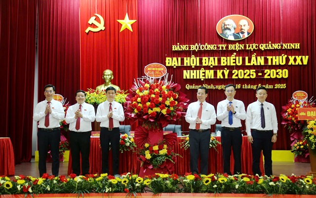 Đại hội đại biểu Đảng bộ Công ty Điện lực Quảng Ninh lần thứ XXV, nhiệm kỳ 2025 – 2030 thành công tốt đẹp 