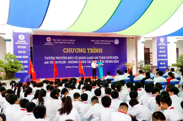 PC Thanh Hóa: Mỗi học sinh là một hạt giống tuyên truyền về công tác an toàn điện
