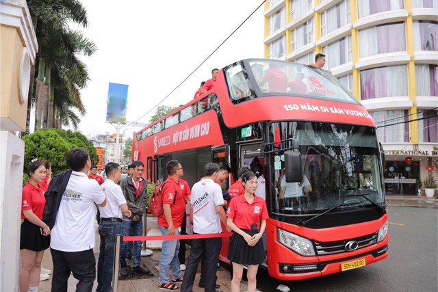 “Hành trình di sản” thuộc chuỗi hoạt động kỷ niệm “150 năm di sản vươn cao” do SABECO tổ chức đã có mặt tại Cần Thơ