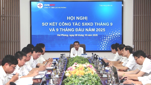 PC Hải Phòng tổ chức Hội nghị sơ kết công tác sản xuất kinh doanh 9 tháng năm 2025