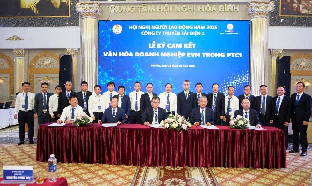 PTC1 tổ chức thành công Hội nghị Người lao động năm 2026: Phát huy dân chủ – khơi dậy sức mạnh tập thể – quyết tâm hoàn thành thắng lợi nhiệm vụ năm 2026