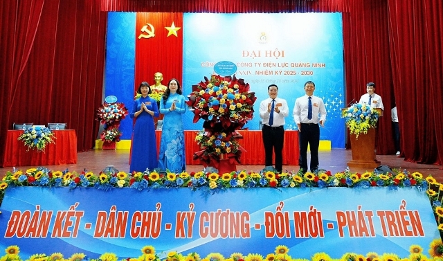 Đại hội Công đoàn Công ty Điện lực Quảng Ninh lần thứ XXIV: Phát huy tinh thần “Đoàn kết - Dân chủ - Kỷ cương - Đổi mới - Phát triển” góp phần hoàn thành xuất sắc nhiệm vụ chuyên môn