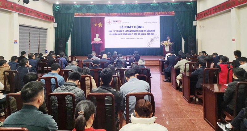 Công ty Điện lực Sơn La phát động Cuộc thi tìm hiểu về An toàn thông tin, Khoa học công nghệ và Chuyển đổi số năm 2025