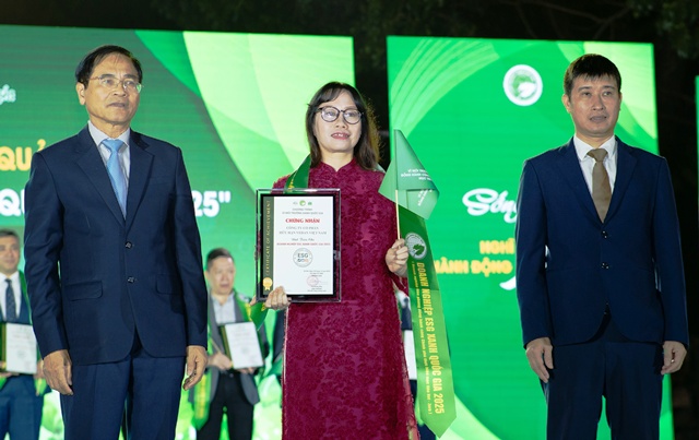 Vedan Việt Nam được trao chứng nhận “Doanh nghiệp ESG Xanh Quốc gia năm 2025”