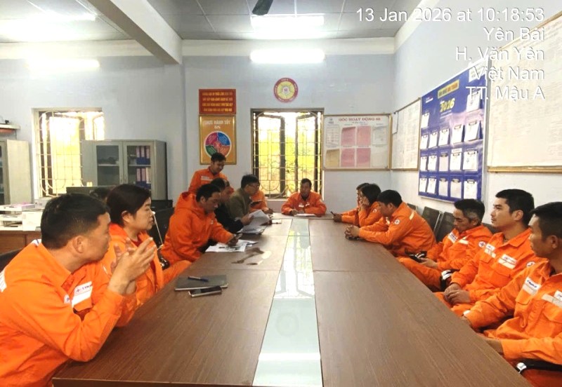 Đội QLĐLKV Văn Yên nâng cao chất lượng quản lý vận hành lưới điện từ thực tiễn triển khai CBM cấp độ 1 