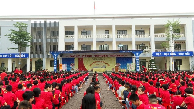 Trên 1.200 học sinh Trường Tiểu học Nguyễn Thái Học được tuyên truyền tiết kiệm điện và hưởng ứng Ngày Sách và Văn hóa đọc Việt Nam