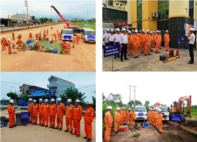Công ty Điện lực Quảng Ninh tổ chức chuỗi diễn tập Phòng chống thiên tai và Tìm kiếm cứu nạn năm 2026