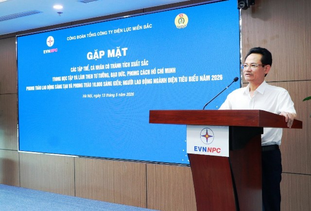 EVNNPC tôn vinh người lao động tiêu biểu và lan tỏa khát vọng đổi mới sáng tạo năm 2026