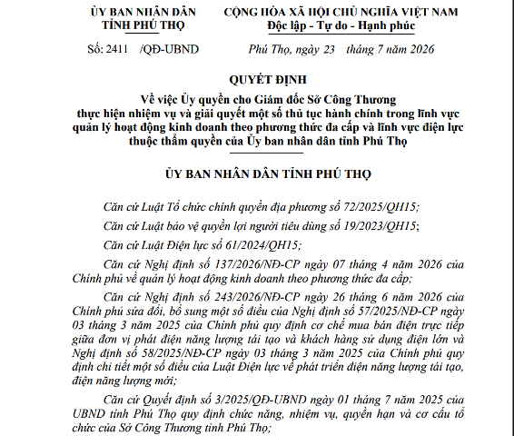 Phú Thọ: Dễ dàng lắp đặt điện mặt trời mái nhà nhờ đẩy mạnh phân cấp quản lý