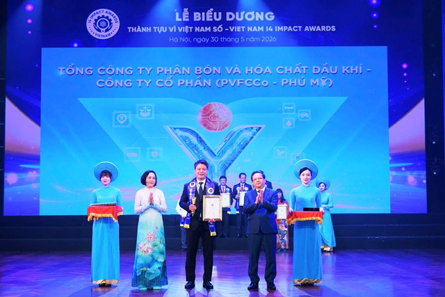 Bứt phá từ nền tảng sản xuất: PVFCCo lập “cú đúp” tại Việt Nam I4 Impact Awards 2026