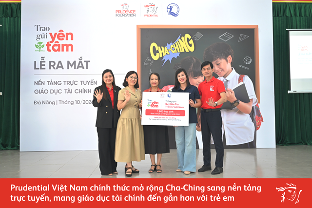 Prudential Việt Nam chính thức mở rộng Cha-Ching sang nền tảng trực tuyến, mang giáo dục tài chính đến gần hơn với trẻ em