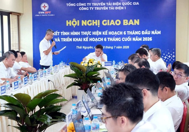 PTC1: Đảm bảo cung cấp điện 6 tháng đầu năm, tập trung mọi nguồn lực hoàn thành nhiệm vụ nửa cuối năm 2026