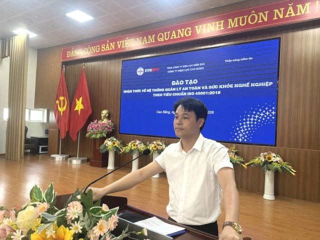 Tổ chức đào tạo nhận thức về Hệ thống quản lý an toàn và sức khỏe nghề nghiệp theo tiêu chuẩn ISO 45001:2018