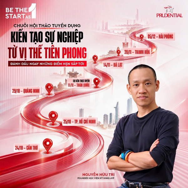 Prudential lan tỏa cơ hội nghề nghiệp, phát triển thế hệ tư vấn viên chuyên nghiệp tại các địa phương