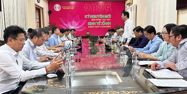 EVNNPT làm việc với UBND tỉnh Đồng Tháp về triển khai dự án truyền tải điện cấp bách được Thủ tướng Chính phủ giao